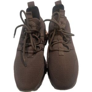 Carvela Lock Bubble Low Top Shoes Sneakers - Brown - Women's US Size 8 EU 38.5